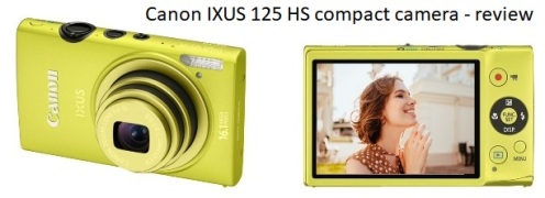 Canon IXUS 125 HS compact camera - review