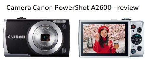 Canon PowerShot A2600 - review