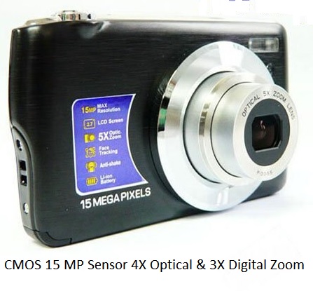 Comentario cámara CMOS 15 MP Sensor 4x Optical & 3x digital Zoom-opinión