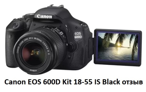 Canon EOS 600D camera - review