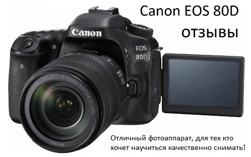 Canon EOS 80D camera - reviews
