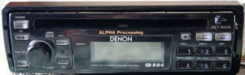 Инструкция пользователя автомобильный стереотюнер компакт-дисков Denon DCT-1000R