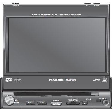 Инструкция по эксплуатации мультимедийная система Panasonic CQ-VX100W2/CQ-VX100W2/CQ-VX100W2.