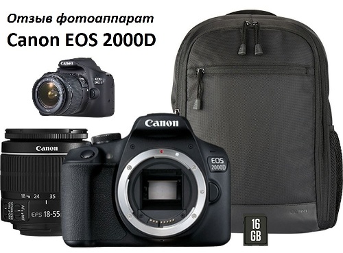 Review of the Canon EOS 2000D camera