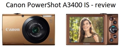 Canon PowerShot A3400 IS - review