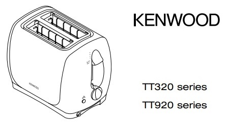 User Manual toaster KENWOOD TT320, TT920 series
