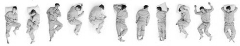 Instructions on how to determine a person's character by his sleeping position
