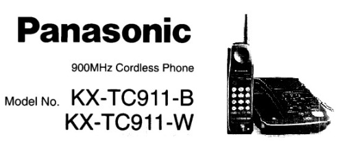 Телефон Panasonic KX-TC911-B и Panasonic KX-TC911-W инструкция