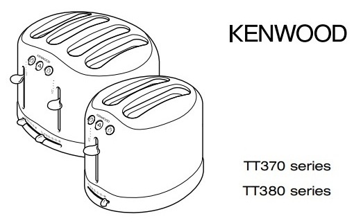 Medidas de seguridad de operación tostadora KENWOOD TT370 series, TT380 series